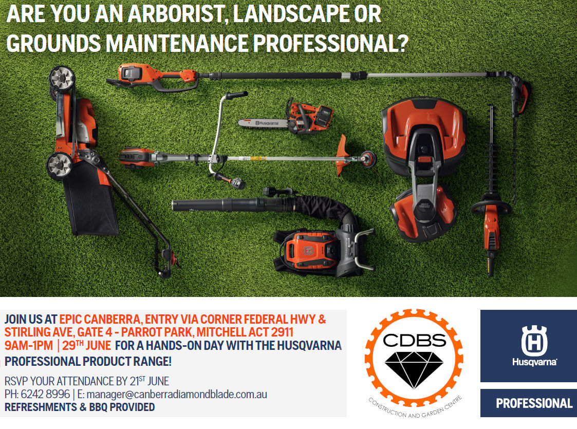 cdbs and husqvarna pro day