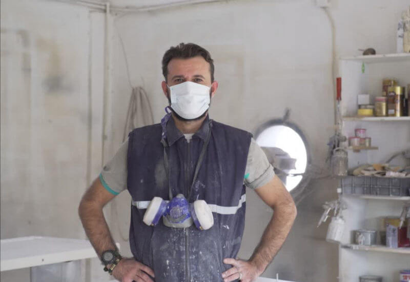 Do N95 masks protect against paint fumes?