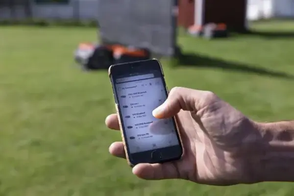 remote controlled robot mower