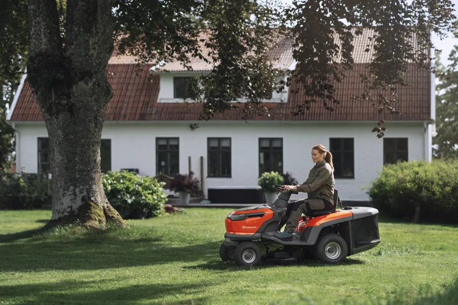 electric ride-on mower- Husqvarna