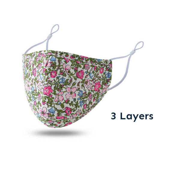 3 Layer Patterned Cloth Mask - Image 2
