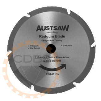 Austsaw Redgum / Sleeper Steel Blades