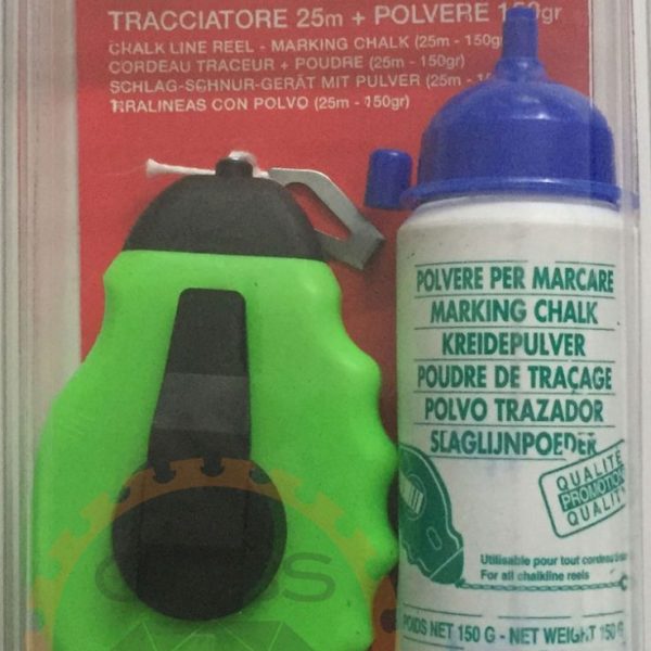 Chalk Line Reel and Marking Chalk - Metrica DISCONTINUED