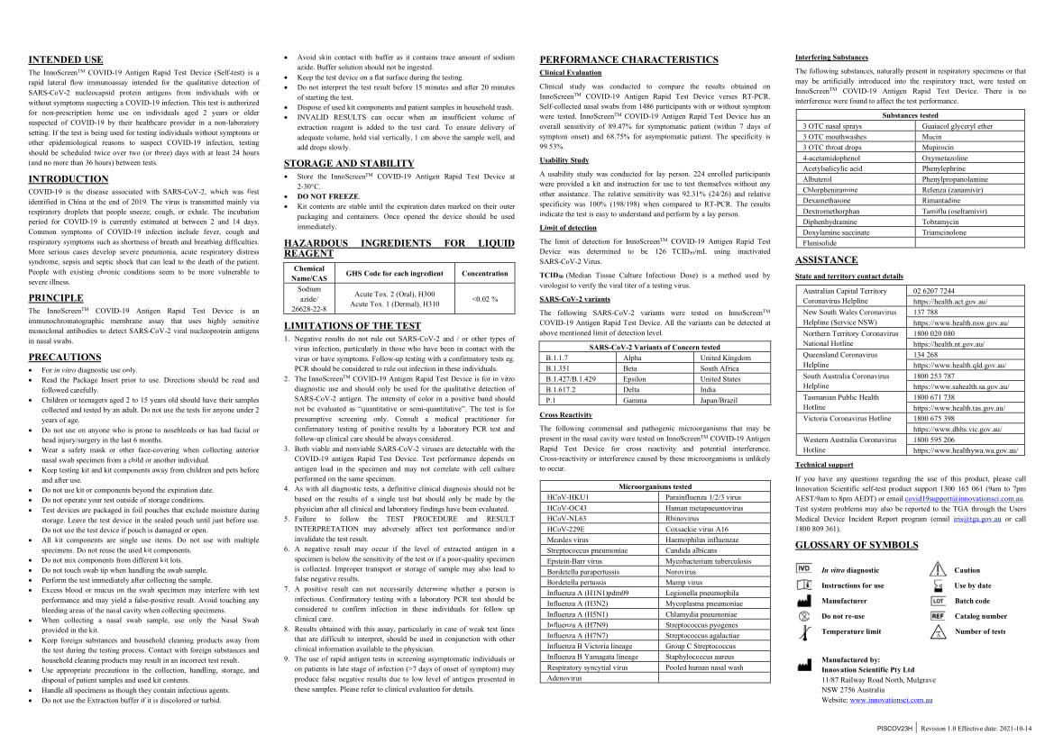 Innoscreen Rapid Antigen Tests - 20 Pack - Image 4