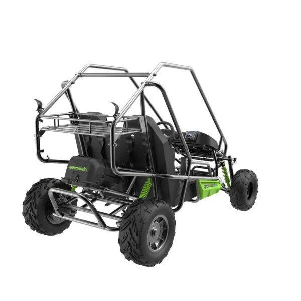 Greenworks 60V STEALTH All-Terrain Electric Teen Go-Kart Buggy | Powerful & Quiet - Image 4
