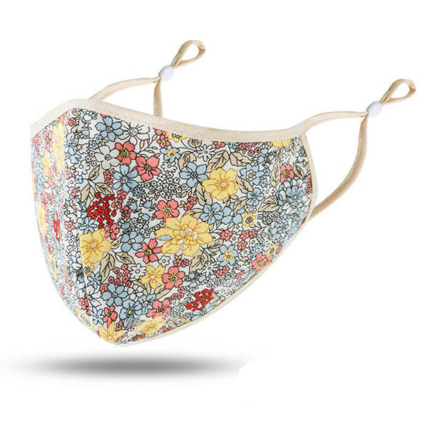 2 Layer Cloth Cotton Mask - Adjustable Straps