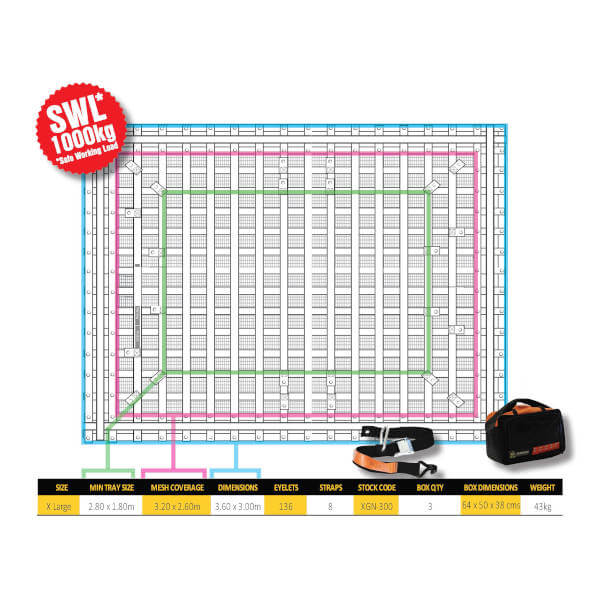 Extra Large Gladiator Cargo Nets - Image 2