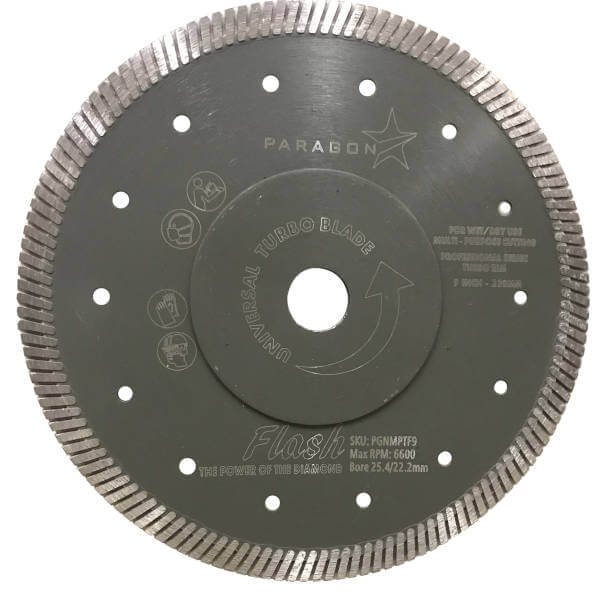 Flash Multi-Purpose Diamond Blade Turbo - Paragon