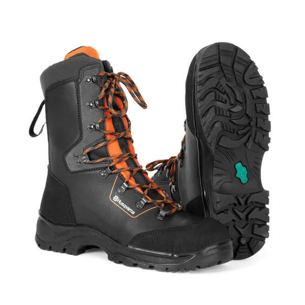 C20 Leather Boots with Saw Protection – Husqvarna