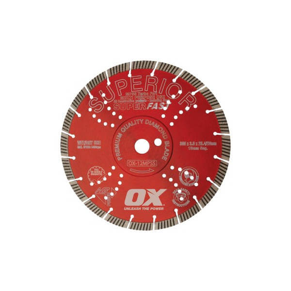 Superior Superfast MPSS Seg Turbo Multi-purpose Diamond Blades- OX TOOLS