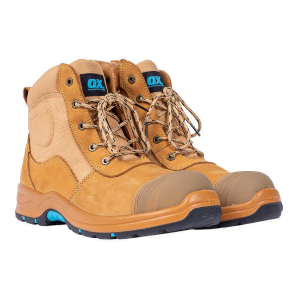 Nubuck Zipper Work Boots – OX Tools
