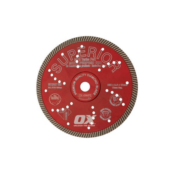 Superior MPS Turbo Multi-purpose Diamond Blades - OX TOOLS