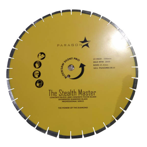 Paragon - Stealth Master Concrete Block and Concrete Paver Blade