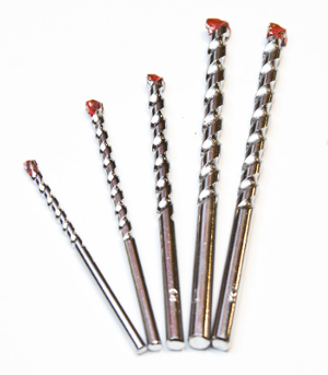 How to drill into brick