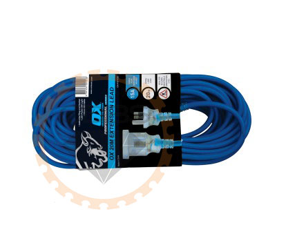 Extension Leads, Heavy Duty 20m - OX Tools