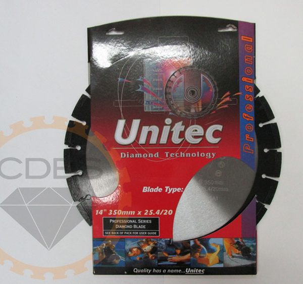 Unitec Pro Asphalt/Sandstone Diamond Blades - UNITEC