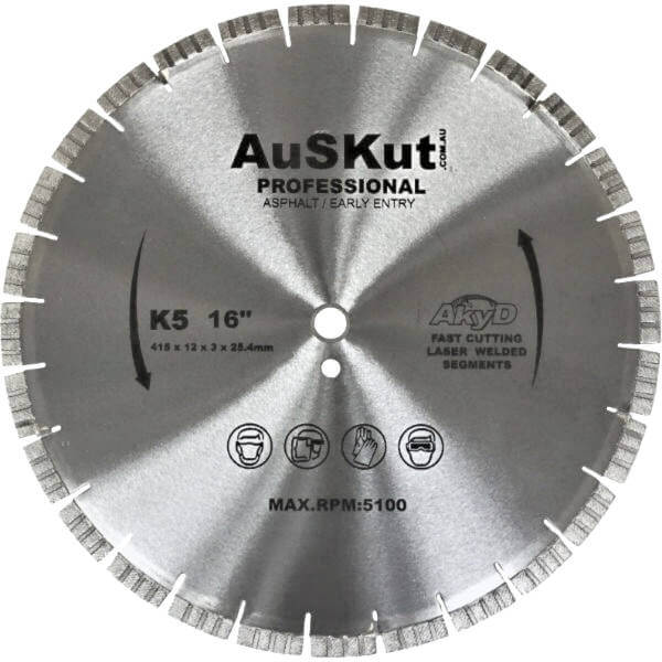 AusKut Concrete and Asphalt Diamond Blade