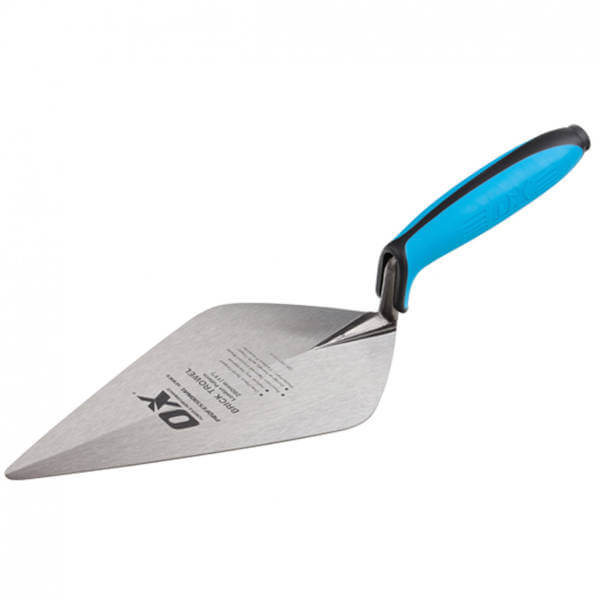 London Brick Trowel 11" and 12" Soft Grip Handle- OX Tools