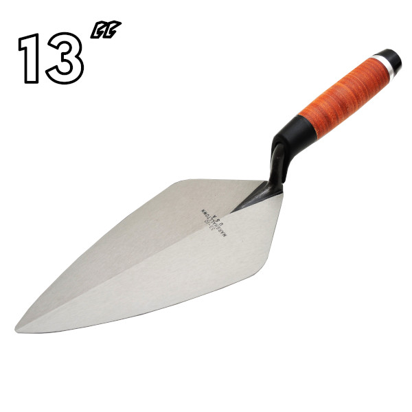 London Brick Trowel 13" Leather Handle - Marshalltown