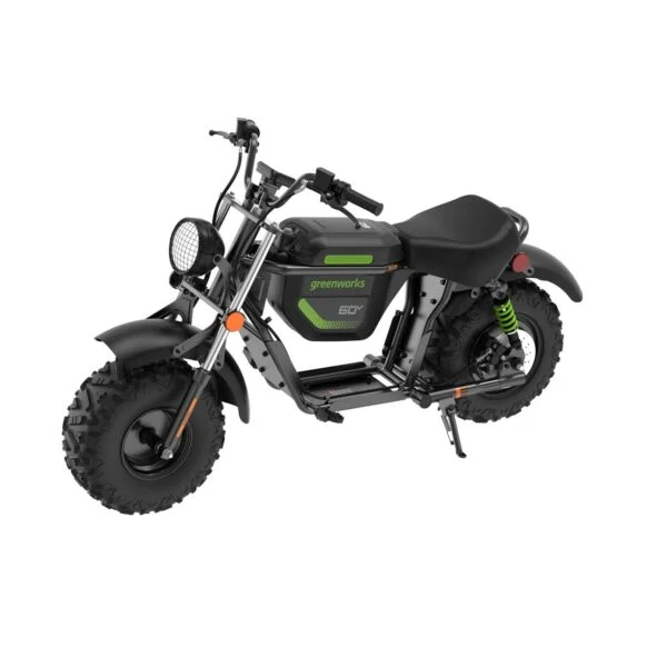 Greenworks 60V STEALTH Series Off-Road Mini Bike – Ride Electric, Ride Smart!
