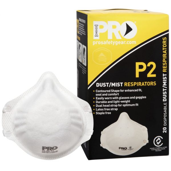 P2 Mask - Pro Choice - Box of 20 - Equivalent to N95