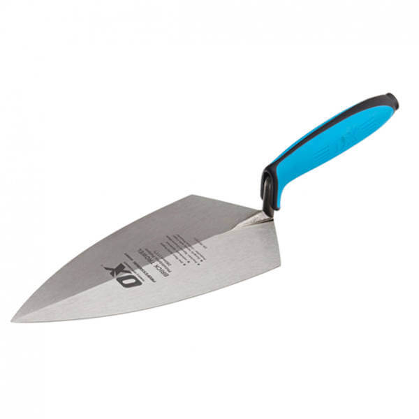 Philadelphia Brick Trowel 12" Soft Grip Handle - OX Tools