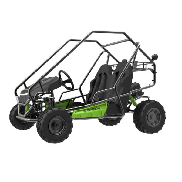Greenworks 60V STEALTH All-Terrain Electric Teen Go-Kart Buggy | Powerful & Quiet