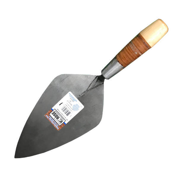 London Brick Trowel (Wide) 12" Leather Handle - WRose