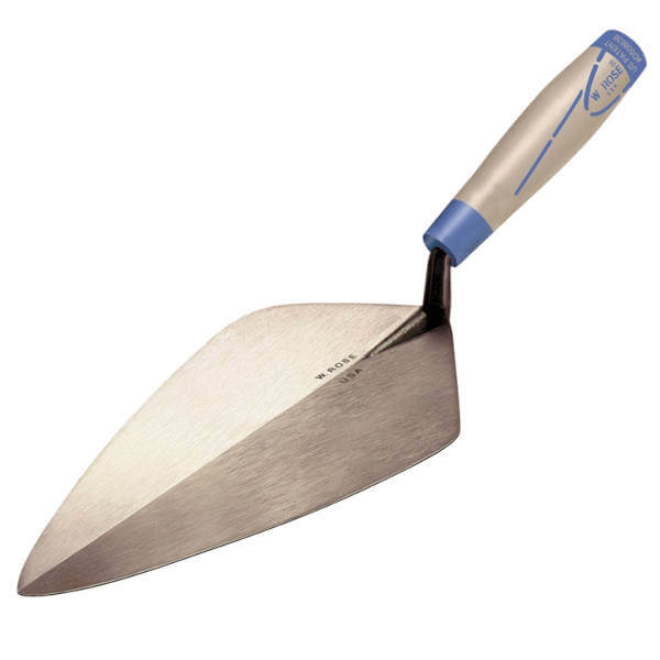 London Brick Trowel (Wide) 12" Soft Grip Handle - WRose